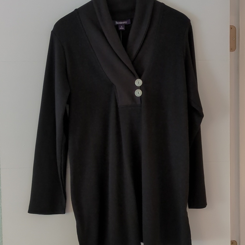 Closet staple waffle essential long line tunic